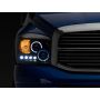 Raxiom R110149 06-08 Dodge RAM 1500 LED Halo Projector Headlights- Blk Housing (Clear Lens)