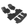 3D MAXpider L1TY27901509 3D MAXider 20-23 Toyota Highlander Hybrid Kagu Black Floor Mat - Row 1/2/3
