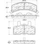 Stoptech 305.03690 Street Select Brake Pads - Rear