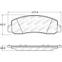 Stoptech 305.10690 Street Select Brake Pads - Rear
