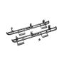N-Fab F214BRKRS4 RKR Step System 2021 Ford Bronco 4 Door - Tex. Black - 1.75in