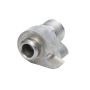 VINTAGE AIR VIN045021 Chrome Hemi Compressor Block Fitting #10 Strait