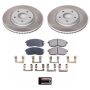 PowerStop SC6094 Semi-Coated Rotor and Low-Dust Ceramic Brake Pad Kit
