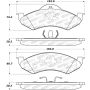 Stoptech 305.08200 Street Select Brake Pads