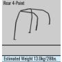 Cusco 692 270 A20 Roll Cage Hole Cover Carrosse (S/O / No Cancel)