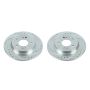 PowerStop JBR1773XPR PowerStop Evolution Performance Drilled, Slotted & Plated Brake Rotor Pair