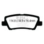 EBC Brakes DP33012C Redstuff Ceramic Low Dust Brake Pads