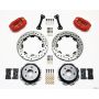 Wilwood 140-7006-DR Dynapro Rear Kit 12.19in Drilled Red Subaru Impreza WRX