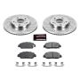 PowerStop K6777 Z23 Daily Driver Carbon-Fiber Ceramic Brake Pad and Drilled & Slotted Rotor Kit