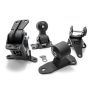 Innovative 12-15 Civic K-Series Black Steel Mounts 85A Bushings (K24Z7 and Manual Trans)