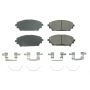 PowerStop 17-2218 PowerStop - Z17 Low-Dust Ceramic Brake Pads with Hardware