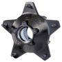 Wilwood 270-6513BD Hub-Starlite 55 Rear - Standard Offset 5/8 C Studs-Drilled-Black