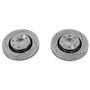 PowerStop JBR1508XPR PowerStop Evolution Performance Drilled, Slotted & Plated Brake Rotor Pair