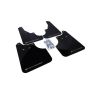 Rally Armor 2009+ Subaru Forester UR Black Mud Flap w/ Silver Logo