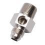 Russell 670061 Performance -6 AN Flare to 1/4in Pipe Pressure Adapter (Endura)