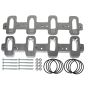ICT BILLET ICT551316 Intake Port Adapter Cath edral Head to LS3