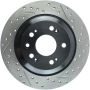Stoptech 127.40074L Slotted & Drilled Sport Brake Rotor