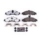 PowerStop Z26-1043 PowerStop - Z26 Performance Carbon-Fiber Ceramic Brake Pads with Hardware Kit
