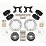 Wilwood 140-12555-D Dynapro Lug Mount Dual Rear Dynamic Kit SA Drilled M-W/Lamb Ends 1/2in Studs