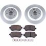 PowerStop CRK3061 Genuine Geomet Coated Rotor and Low-Dust Ceramic Brake Pad Kit