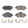 PowerStop 17-1308A PowerStop - Z17 Low-Dust Ceramic Brake Pads with Hardware