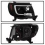 SPYDER 5084514 Projector Headlights - Version 2 - Light Bar DRL - Black