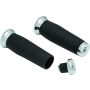 Kuryakyn 5948 Thresher Grips Universal 1inch Chrome