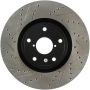 Stoptech 127.47022R 05-10 Subaru Impreza WRX/STi Slotted & Drilled Right Front Rotor