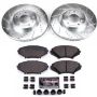 PowerStop K2964 Z23 Daily Driver Carbon-Fiber Ceramic Brake Pad and Drilled & Slotted Rotor Kit