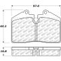 Stoptech 305.06080 Street Select Brake Pads - Front/Rear