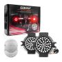 XKGLOW XK1156F-R-C XK Glow Motorcycle Rear LED Turn Signal Kit - 1156 Flat Style Clear Lenses