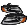 SPYDER 5081544 Projector Headlights - DRL LED - Black