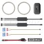 XKGLOW XK042008-80 XK Glow 2x80mm - RGB Switchback Halo Million ColorXKCHROME Smartphone App Controlled Kit