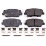 PowerStop 17-1387 PowerStop - Z17 Low-Dust Ceramic Brake Pads with Hardware