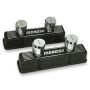 Moroso 68381 Chevrolet Small Block Valve Cover - 2 Covers w/2 Breathers - Black Finished Aluminum - Pair