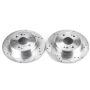 PowerStop JBR963XPR PowerStop Evolution Performance Drilled, Slotted & Plated Brake Rotor Pair