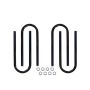 Skyjacker U9B9R 4 U-BOLTS/58X312X18 ROUND
