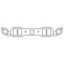 Cometic Gasket C5130-060 Cometic Oldsmobile 371 Gen-1 Rocket V8 .060in Fiber Intake Manifold Gasket Set - J-2 Golden Rocket