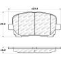 Stoptech 305.09230 Street Select Brake Pads - Front