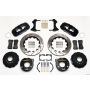 Wilwood 140-10953-D AERO4 Rear P-Brake Kit 14.00in Drilled 58-64 Olds/Pontiac Ends 2.81in Offset