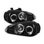 SPYDER 5011503 Projector Headlights - LED Halo - Black