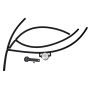J&L 3108P-C 16-24 Nissan Titan 5.6L Passenger Side Oil Separator 3.0 - Clear Anodized