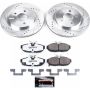 PowerStop K5941-26 Z26 Street Performance Ceramic Brake Pad and Drilled & Slotted Rotor Kit