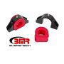 BMR Suspension SMK010 Sway Bar Mount, Billet Alum Mount, 1.375 Inch Poly Bushings