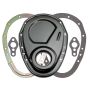 TRANS-DAPT TRA8638 SBC Black 2pc Timing Cover