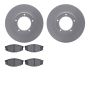 Dynamic Friction 4502-76150 Rotor Kit