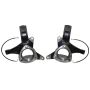 MaxTrac 07-16 GM C1500 2WD 4.5in Front Lift Spindles w/Extended DOT Compliant Brake Lines