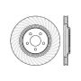 StopTech 94-04 Ford Mustang SVT Cobra Slotted & Drilled Sport Front Right Brake Rotor