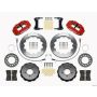Wilwood 140-12907-R Narrow Superlite 6R Front Hat Kit 12.88in Red 2005-Up Mazda Miata w/ Lines