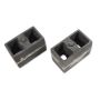 Tuff Country 79044 4in Cast Iron Lift Blocks (3in Wide/ Non-Tapered) Pair